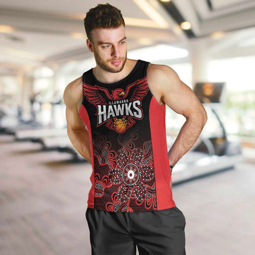 Basketball Custom Illawarra Men Tank Top Simple Australian Dot Art - Aussie Hoodie