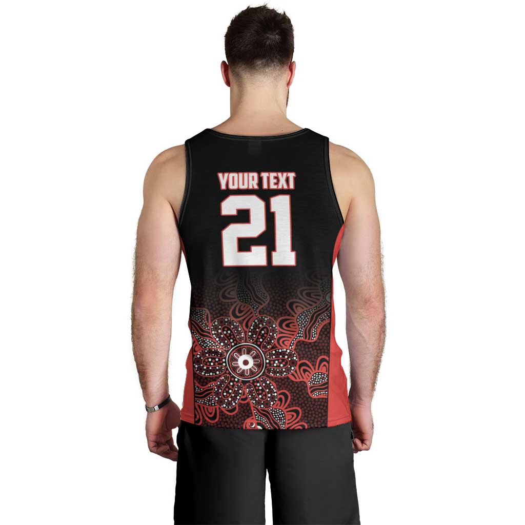 Basketball Custom Illawarra Men Tank Top Simple Australian Dot Art - Aussie Hoodie