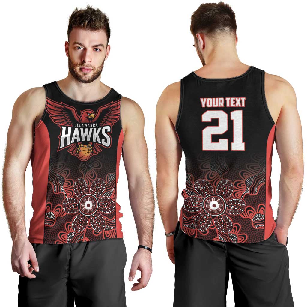 Basketball Custom Illawarra Men Tank Top Simple Australian Dot Art - Aussie Hoodie