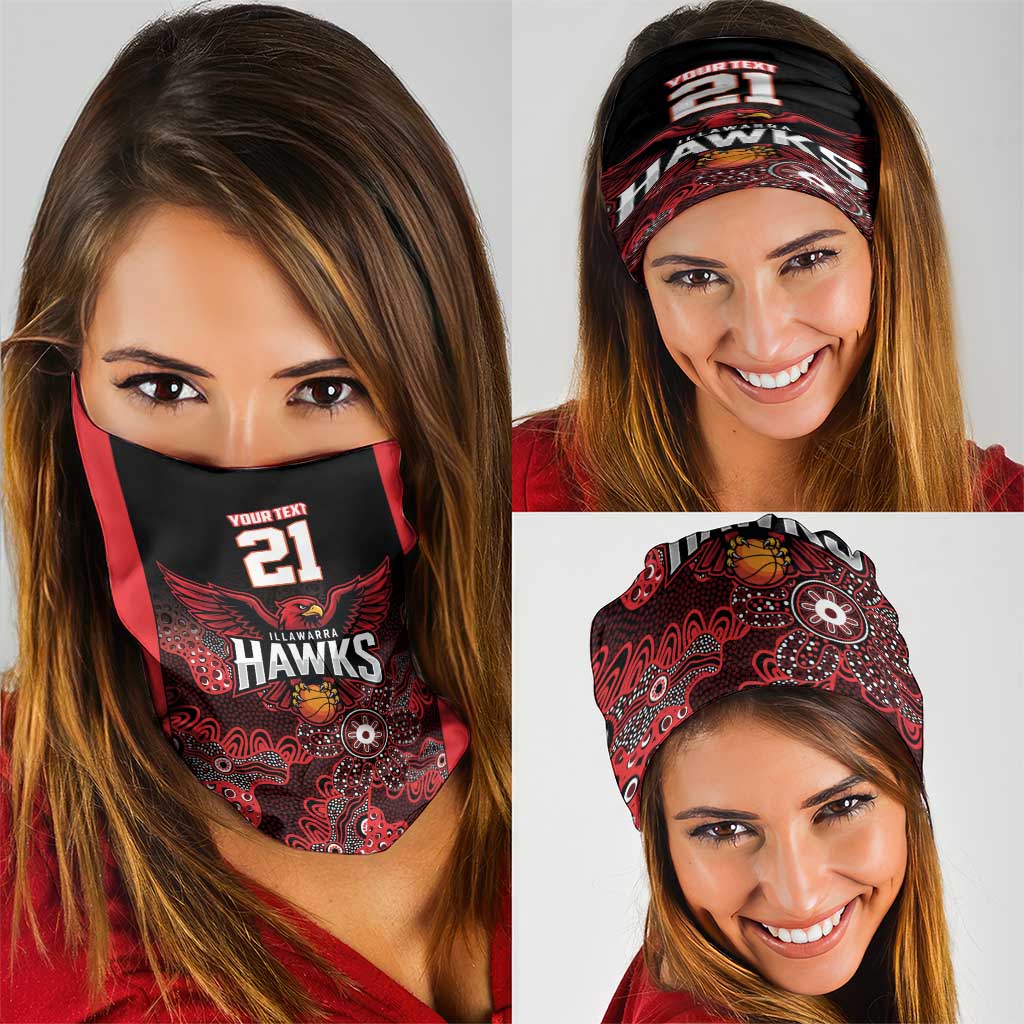 Basketball Custom Illawarra Neck Gaiter Simple Australian Dot Art LT9