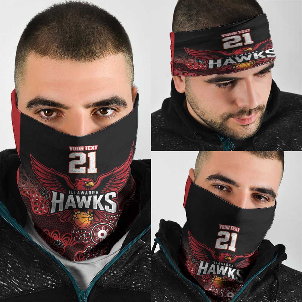 Basketball Custom Illawarra Neck Gaiter Simple Australian Dot Art LT9