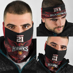 Basketball Custom Illawarra Neck Gaiter Simple Australian Dot Art LT9