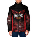 Basketball Custom Illawarra Padded Jacket Simple Australian Dot Art - Aussie Hoodie