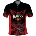 Basketball Custom Illawarra Polo Shirt Simple Australian Dot Art - Aussie Hoodie