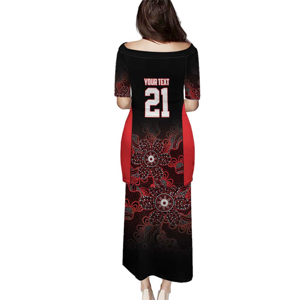 Basketball Custom Illawarra Puletasi Simple Australian Dot Art - Aussie Hoodie