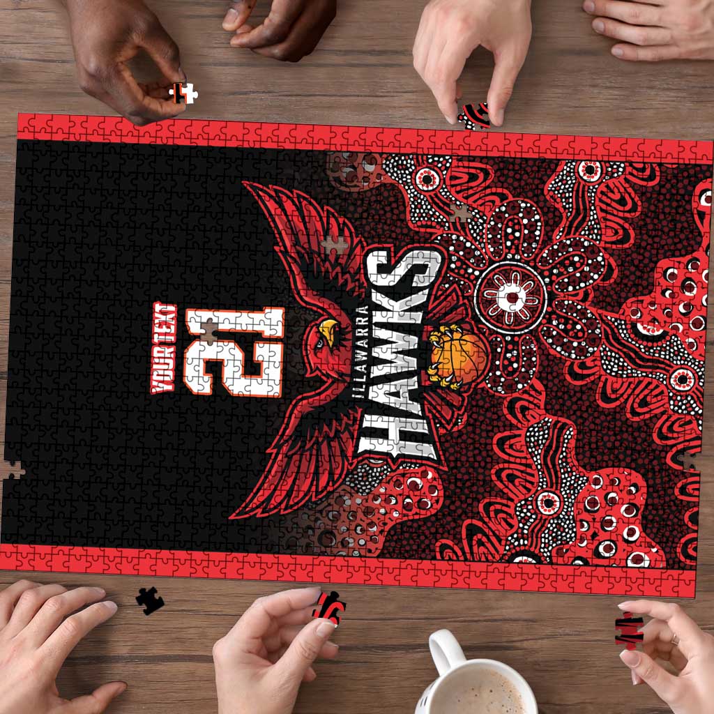 Basketball Custom Illawarra Puzzle Simple Australian Dot Art LT9