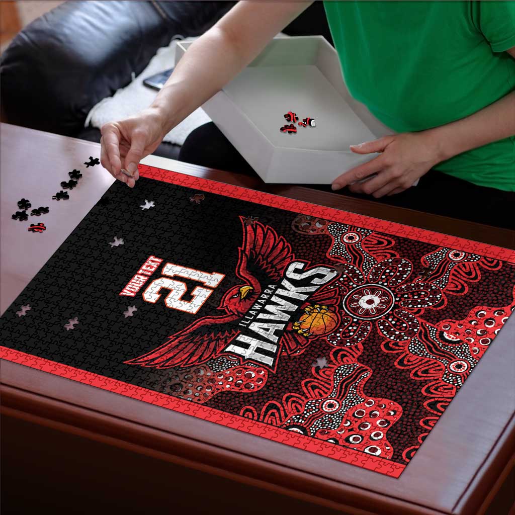 Basketball Custom Illawarra Puzzle Simple Australian Dot Art LT9