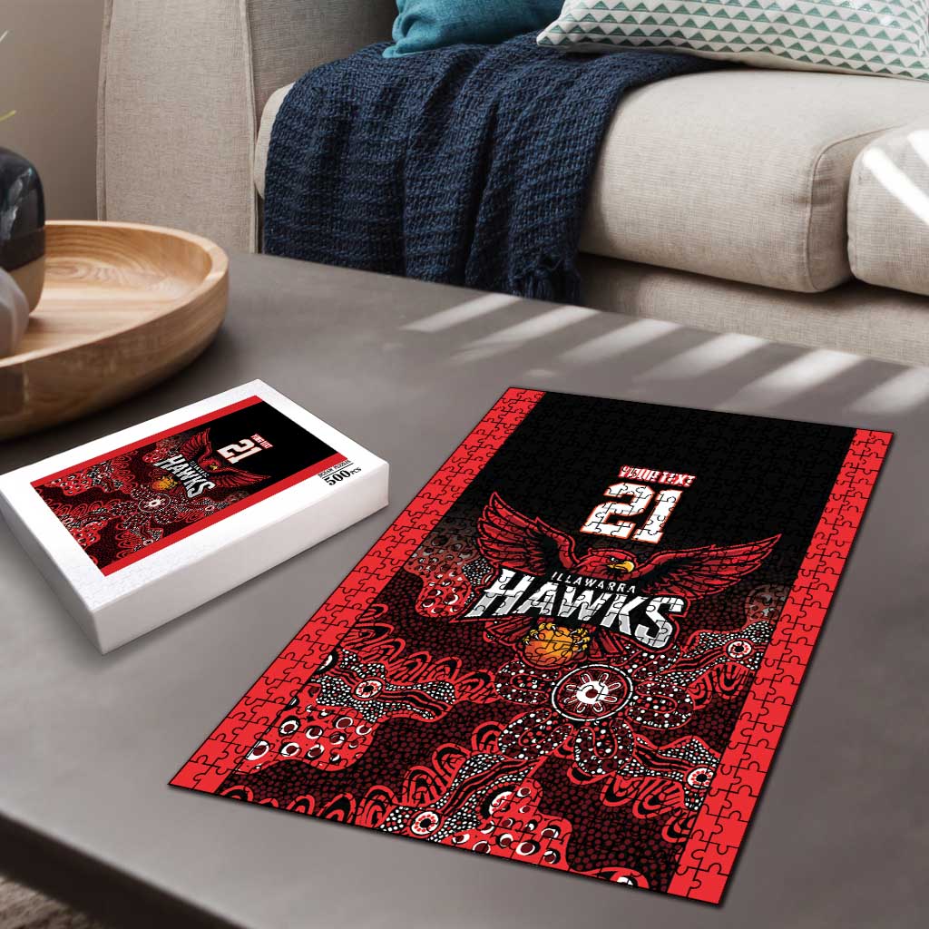 Basketball Custom Illawarra Puzzle Simple Australian Dot Art LT9