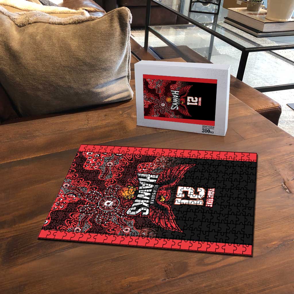 Basketball Custom Illawarra Puzzle Simple Australian Dot Art LT9