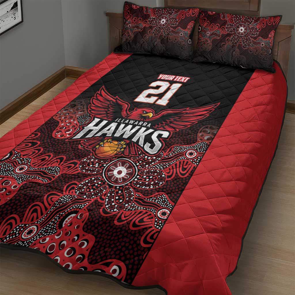 Basketball Custom Illawarra Quilt Bed Set Simple Australian Dot Art - Aussie Hoodie