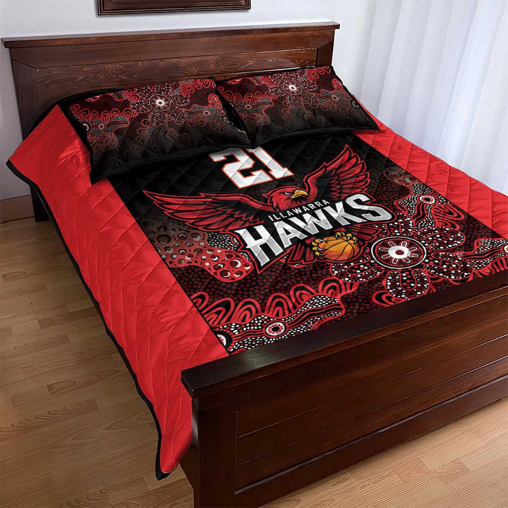 Basketball Custom Illawarra Quilt Bed Set Simple Australian Dot Art - Aussie Hoodie