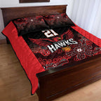 Basketball Custom Illawarra Quilt Bed Set Simple Australian Dot Art - Aussie Hoodie