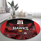 Basketball Custom Illawarra Round Carpet Simple Australian Dot Art - Aussie Hoodie