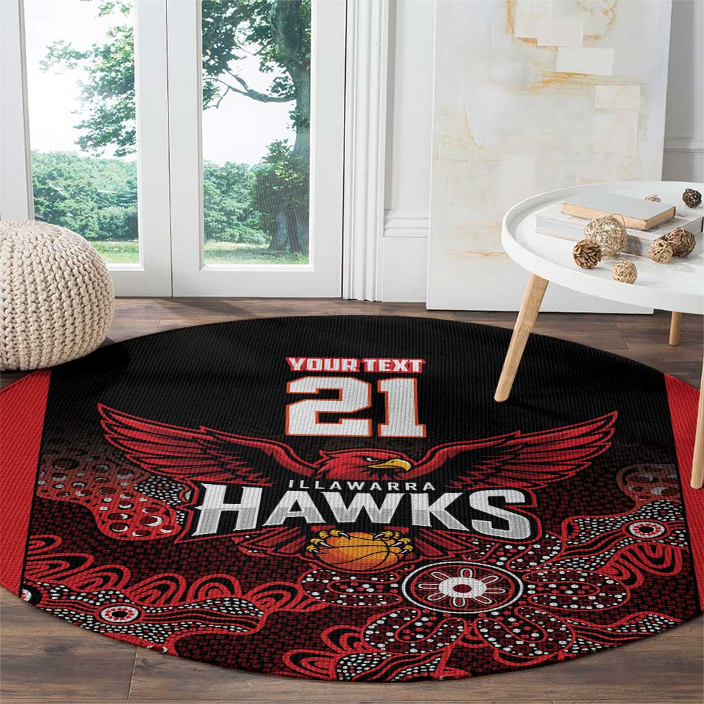Basketball Custom Illawarra Round Carpet Simple Australian Dot Art - Aussie Hoodie