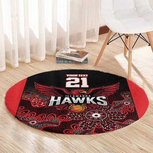 Basketball Custom Illawarra Round Carpet Simple Australian Dot Art - Aussie Hoodie