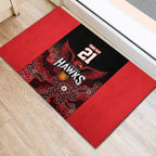 Basketball Custom Illawarra Rubber Doormat Simple Australian Dot Art - Aussie Hoodie