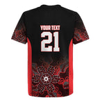 Basketball Custom Illawarra Rugby Jersey Simple Australian Dot Art - Aussie Hoodie
