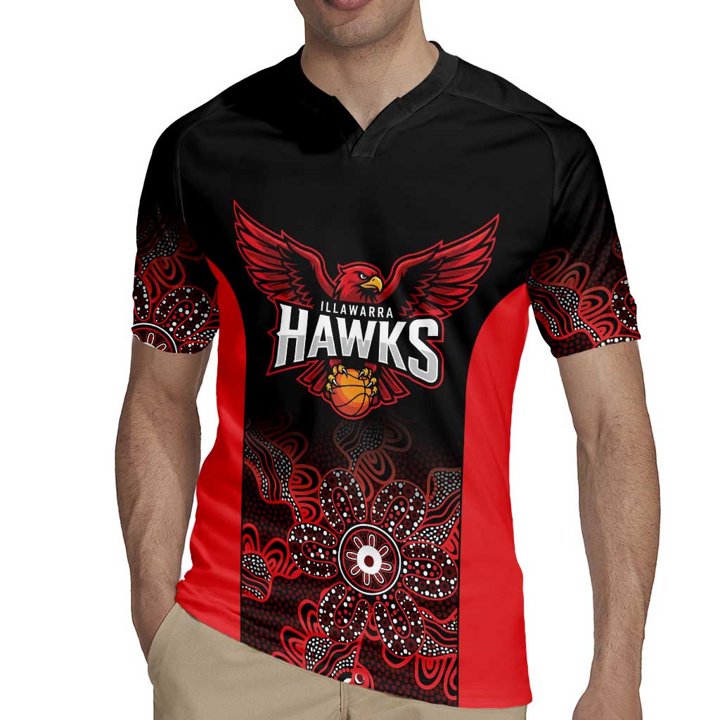Basketball Custom Illawarra Rugby Jersey Simple Australian Dot Art - Aussie Hoodie