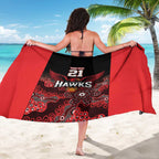 Basketball Custom Illawarra Sarong Simple Australian Dot Art - Aussie Hoodie