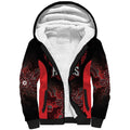 Basketball Custom Illawarra Sherpa Hoodie Simple Australian Dot Art - Aussie Hoodie