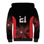 Basketball Custom Illawarra Sherpa Hoodie Simple Australian Dot Art - Aussie Hoodie