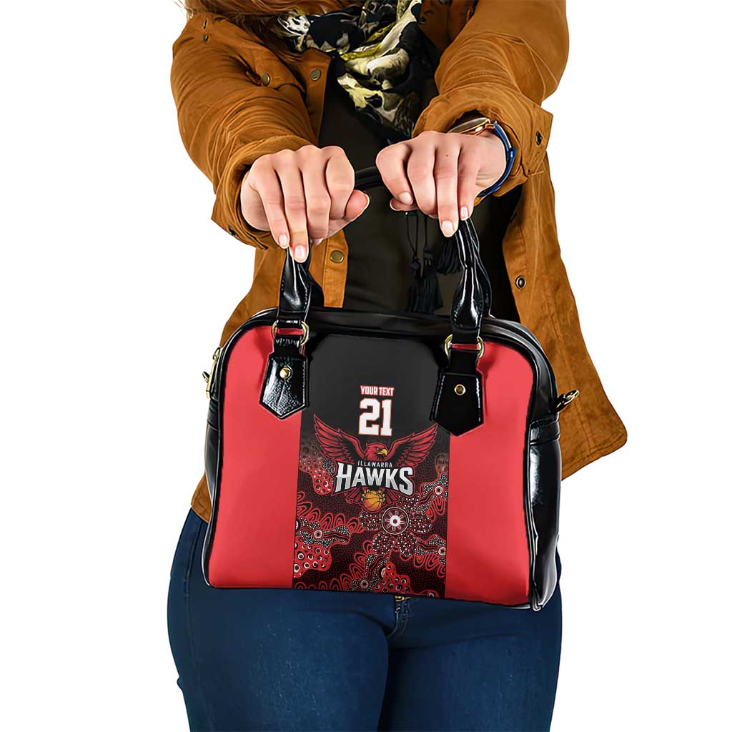 Basketball Custom Illawarra Shoulder Handbag Simple Australian Dot Art - Aussie Hoodie