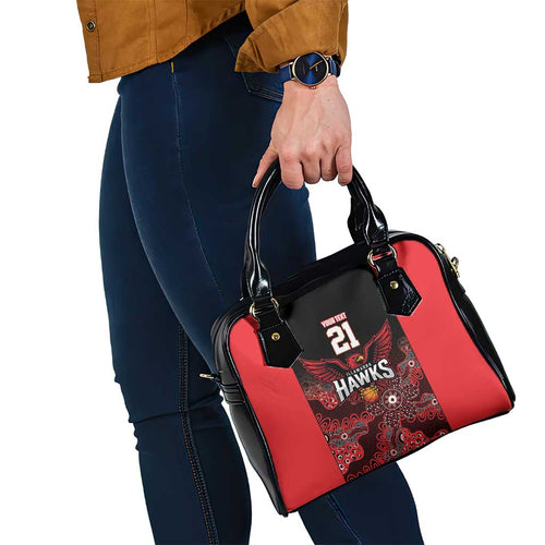 Basketball Custom Illawarra Shoulder Handbag Simple Australian Dot Art - Aussie Hoodie