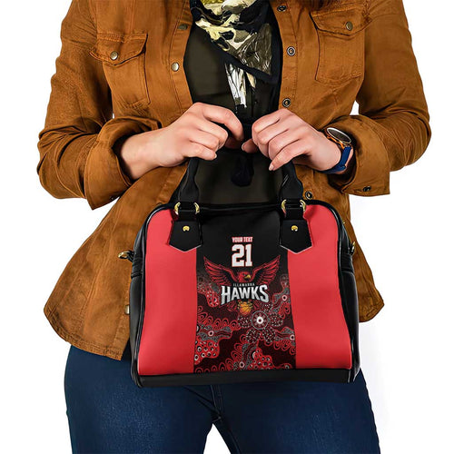 Basketball Custom Illawarra Shoulder Handbag Simple Australian Dot Art - Aussie Hoodie