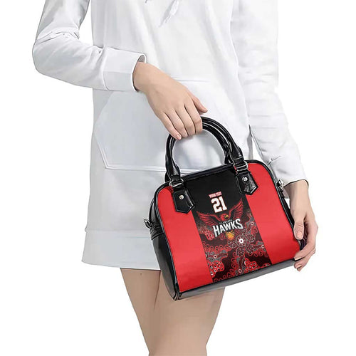 Basketball Custom Illawarra Shoulder Handbag Simple Australian Dot Art - Aussie Hoodie