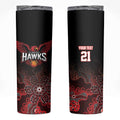 Basketball Custom Illawarra Skinny Tumbler Simple Australian Dot Art - Aussie Hoodie