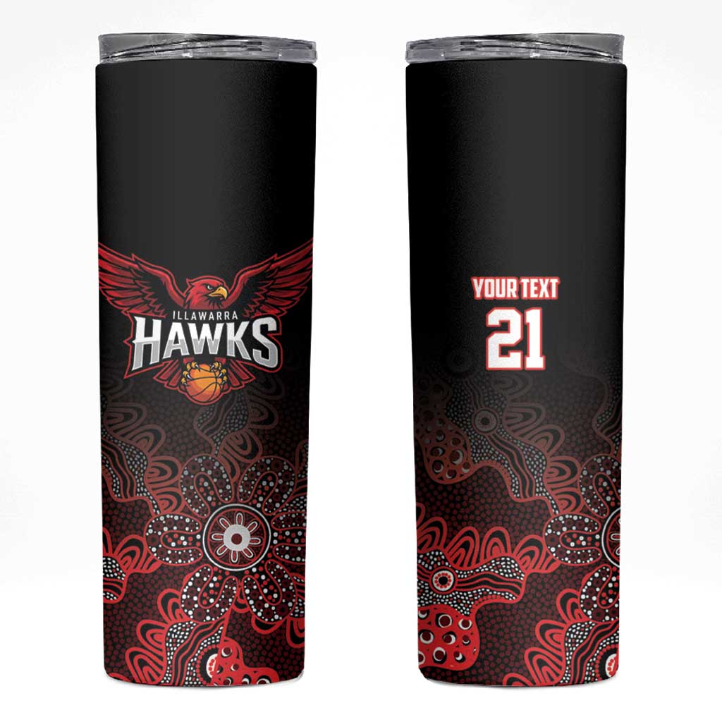 Basketball Custom Illawarra Skinny Tumbler Simple Australian Dot Art - Aussie Hoodie