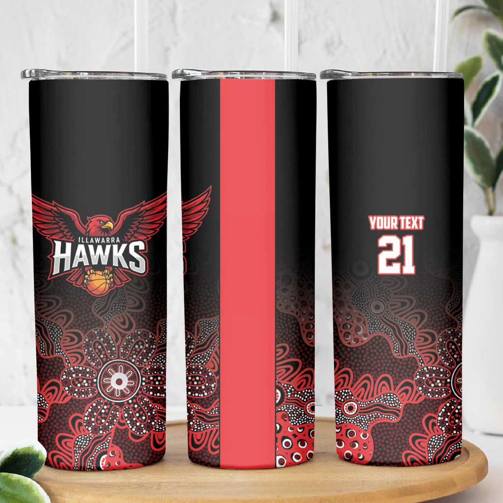 Basketball Custom Illawarra Skinny Tumbler Simple Australian Dot Art - Aussie Hoodie
