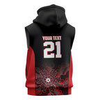 Basketball Custom Illawarra Sleeveless Hoodie Simple Australian Dot Art - Aussie Hoodie