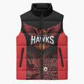 Basketball Custom Illawarra Sleeveless Puffer Jacket Simple Australian Dot Art - Aussie Hoodie