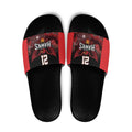 Basketball Custom Illawarra Slide Sandals Simple Australian Dot Art - Aussie Hoodie
