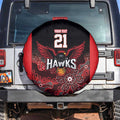Basketball Custom Illawarra Spare Tire Cover Simple Australian Dot Art - Aussie Hoodie