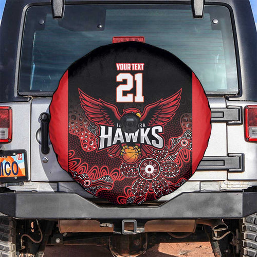 Basketball Custom Illawarra Spare Tire Cover Simple Australian Dot Art - Aussie Hoodie