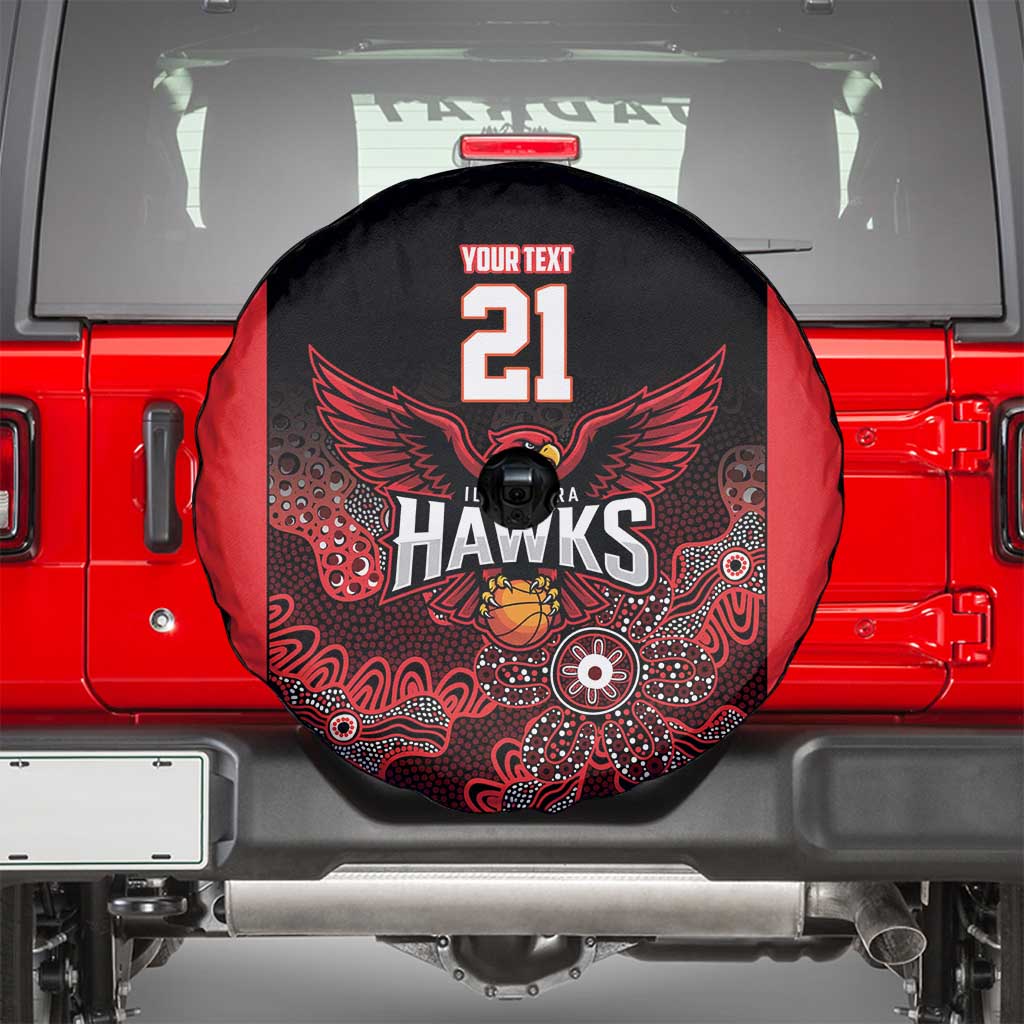 Basketball Custom Illawarra Spare Tire Cover Simple Australian Dot Art - Aussie Hoodie