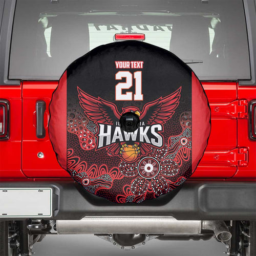Basketball Custom Illawarra Spare Tire Cover Simple Australian Dot Art - Aussie Hoodie