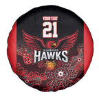 Basketball Custom Illawarra Spare Tire Cover Simple Australian Dot Art - Aussie Hoodie