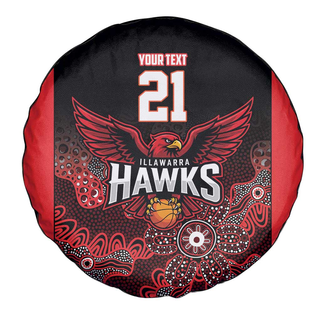 Basketball Custom Illawarra Spare Tire Cover Simple Australian Dot Art - Aussie Hoodie