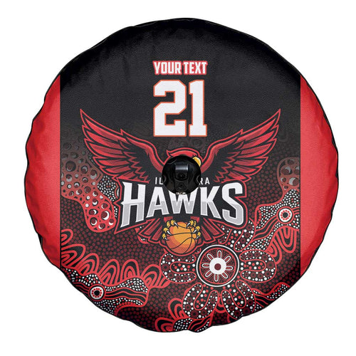 Basketball Custom Illawarra Spare Tire Cover Simple Australian Dot Art - Aussie Hoodie