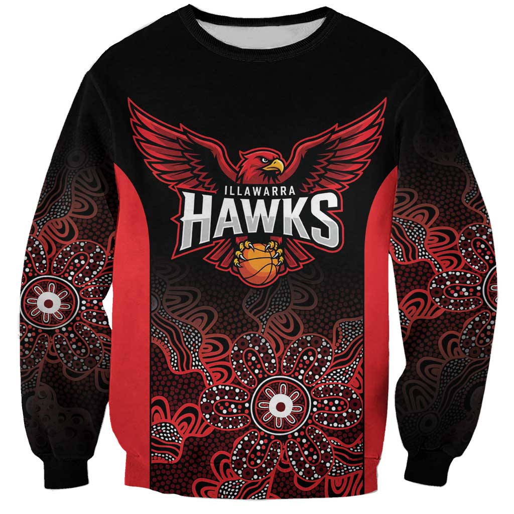 Basketball Custom Illawarra Sweatshirt Simple Australian Dot Art - Aussie Hoodie