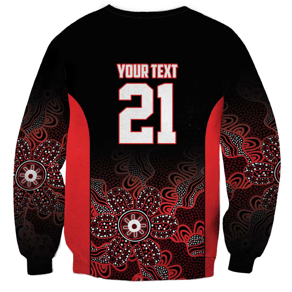 Basketball Custom Illawarra Sweatshirt Simple Australian Dot Art - Aussie Hoodie