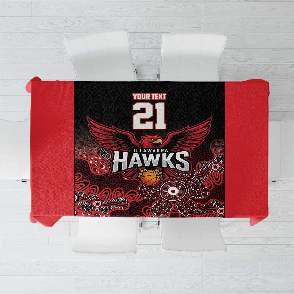Basketball Custom Illawarra Tablecloth Simple Australian Dot Art - Aussie Hoodie