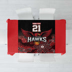 Basketball Custom Illawarra Tablecloth Simple Australian Dot Art - Aussie Hoodie