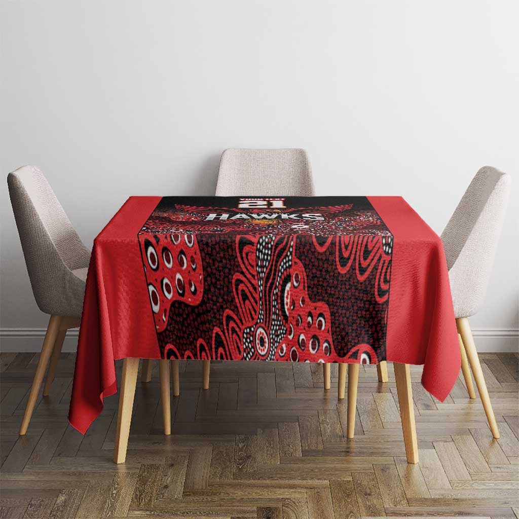 Basketball Custom Illawarra Tablecloth Simple Australian Dot Art - Aussie Hoodie