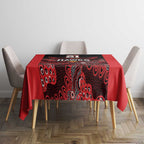 Basketball Custom Illawarra Tablecloth Simple Australian Dot Art - Aussie Hoodie