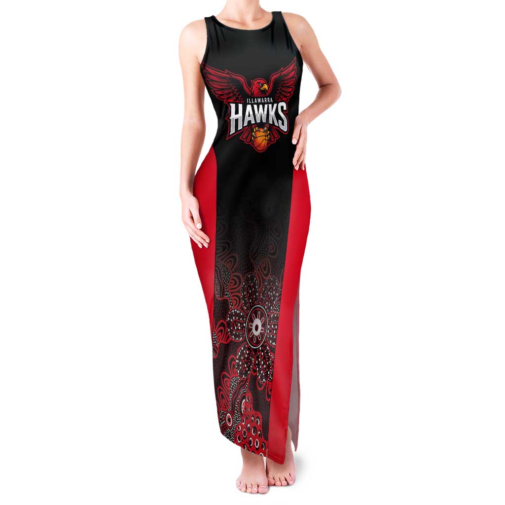Basketball Custom Illawarra Tank Maxi Dress Simple Australian Dot Art - Aussie Hoodie