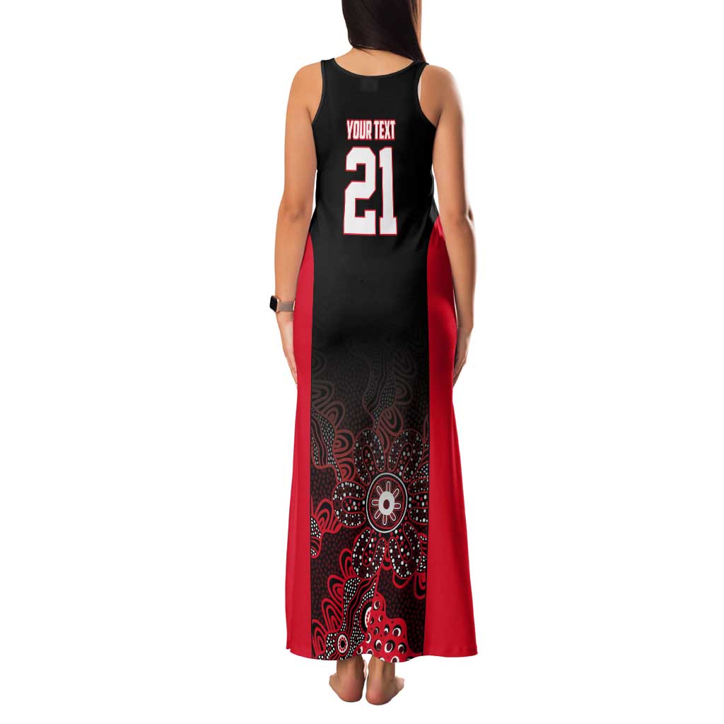 Basketball Custom Illawarra Tank Maxi Dress Simple Australian Dot Art - Aussie Hoodie